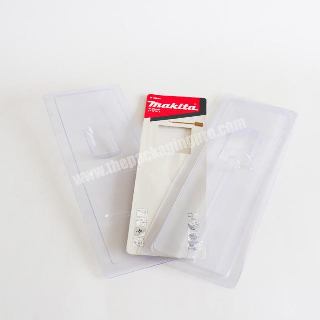 Factory custom sliding edge plastic transparent packing box