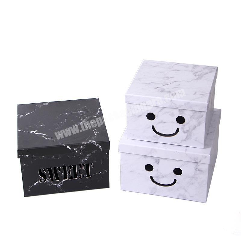 Factory customization gift box packaging black gift box christmas gift box