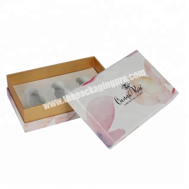 factory customize packaging box for nails polish bottle