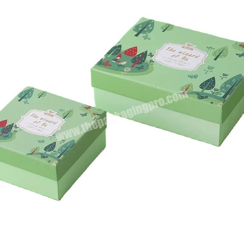Factory Customized Export paper packaging box rigid gift box with printing and customized size paper box factory