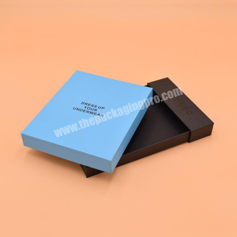 Factory Customized Leather Bell packaging box Sleeve and tray box style packaging