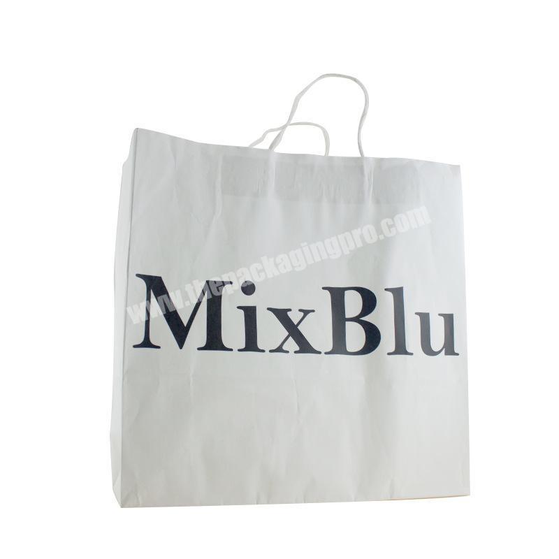 Factory customized LOGO paper bag square kraft paper bag can be used for luxury gift packaging