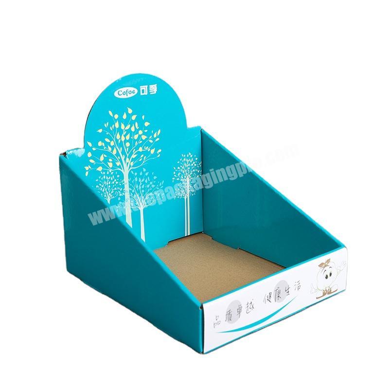 Factory Customized White Cardboard Box Counter Display Box Packaging Printing Cardboard Gift Display Box
