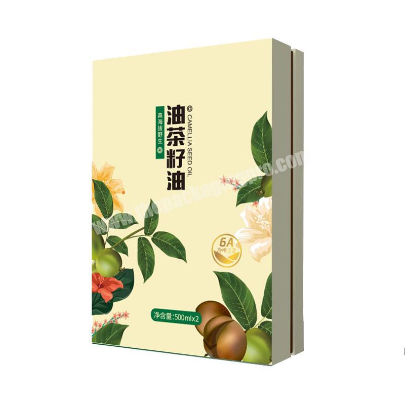 Factory Direct Custom Luxury Oil Box Custom Logo Oil Box Packaging Tea Seed Oil