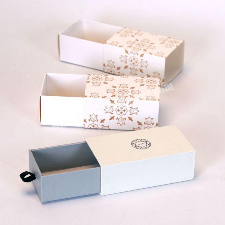 Factory Direct High Quality Customized Jewelry Cheap Drawer Paper Box Packing