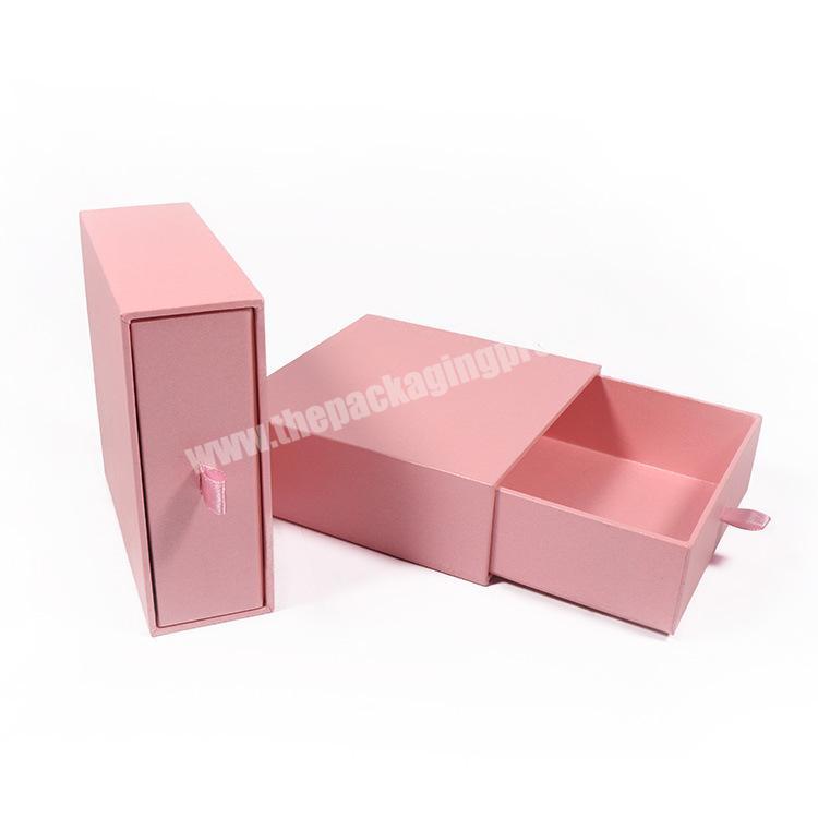 Factory Direct High Quality Fashion Colorful Sliding Drawer Jewelry Type Shoe Box