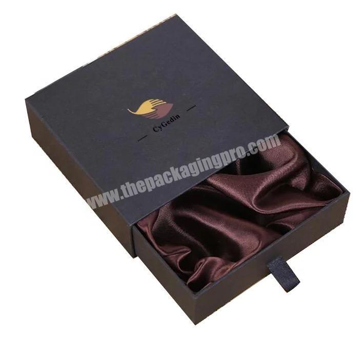 Factory Direct High Quality Hair Extension Accesories Packaging Boxes Custom Logo With Satin