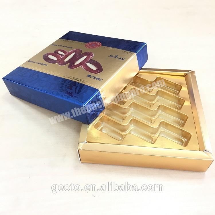 Factory direct sale custom luxury baklava packaging boxes with tray China supplier