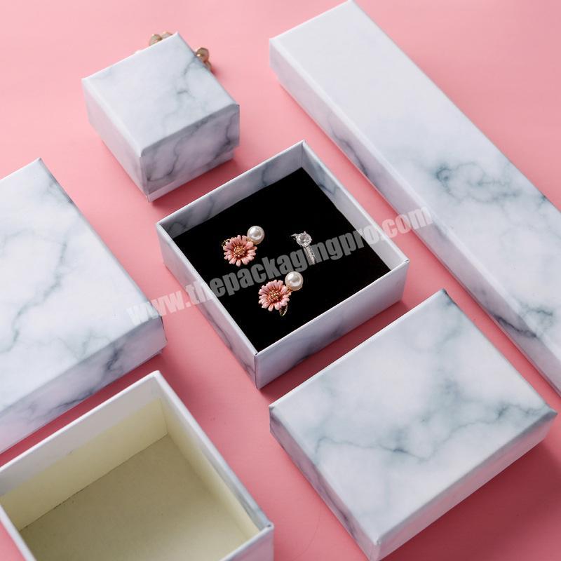 Factory Direct sale ins style small gift box ring bracelet packaging jewelry paper box