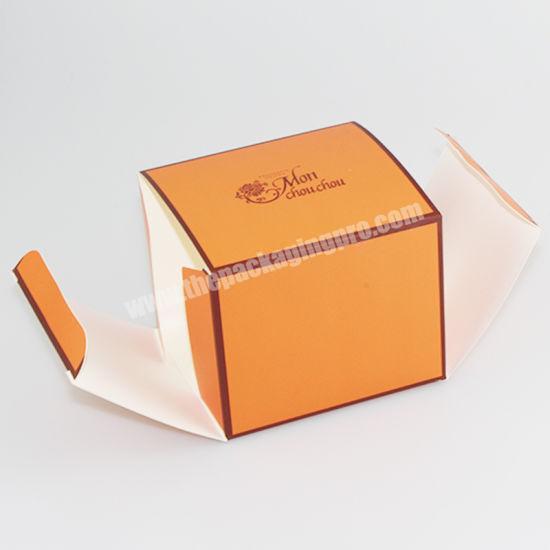 Factory Direct Selling Customized 350 Gsm Biscuit Macaroon Paper Box Packaging