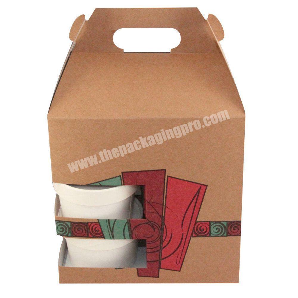 Factory Direct Selling Good Price Customized Retail Paper Bottle Box For Cup