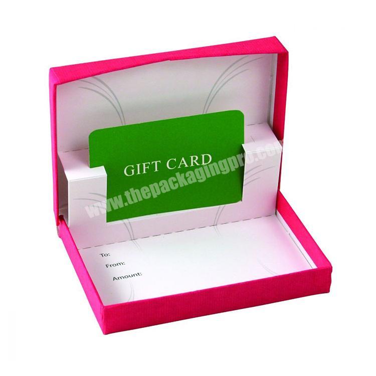 factory direct supplier custom business gift card box