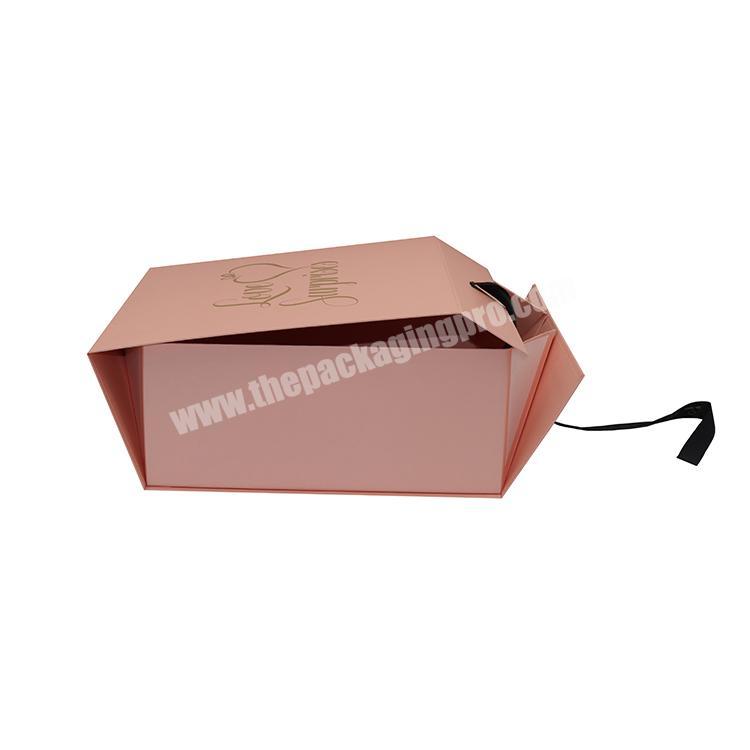 factory direct supplier custom large gift foldable boxes
