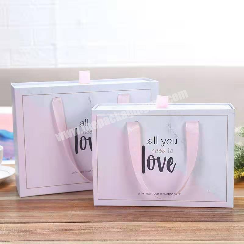 Factory direct supply box gift foldable gift box square gift box