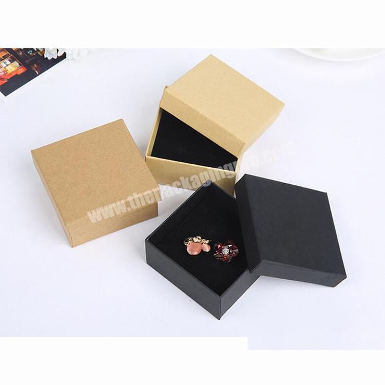 factory direct supply custom small kraft jewelry box packaging