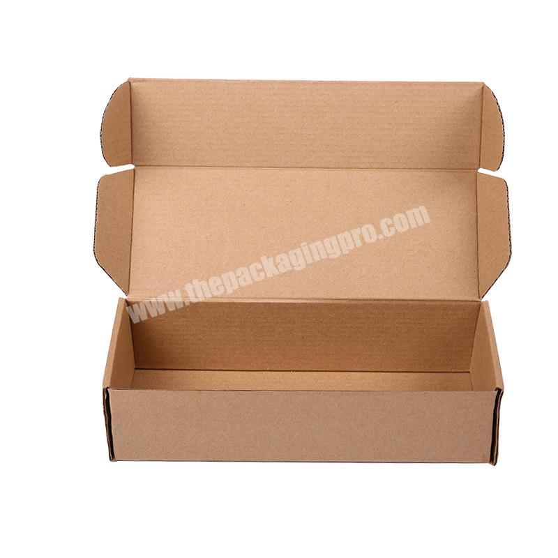 Factory directly corrugated packing box corrugated box for clothes corrugated box for wigs with price