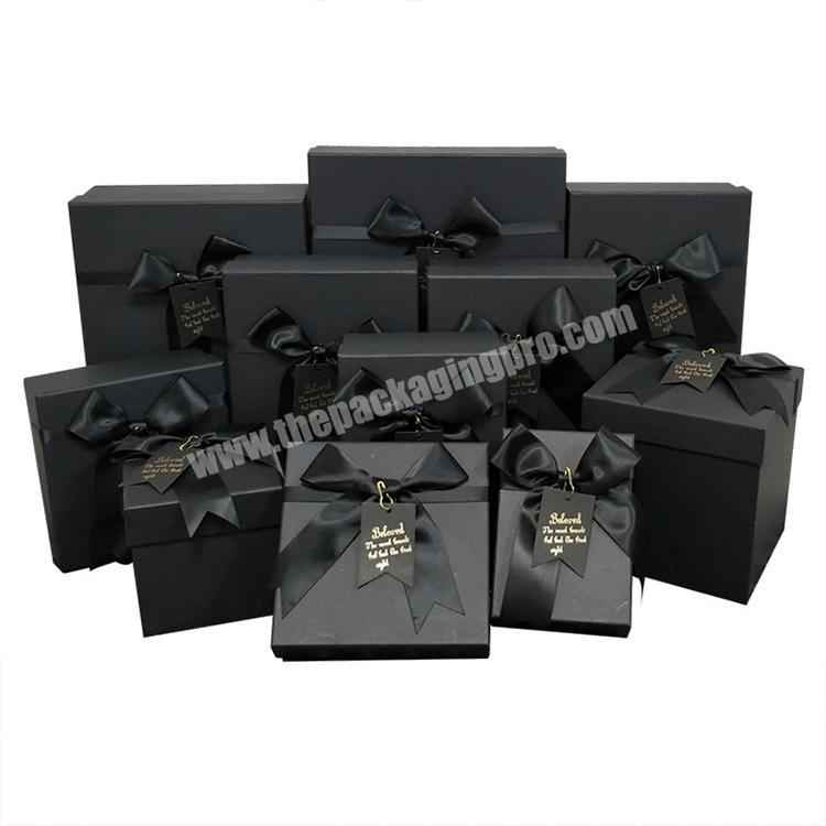 factory directly custom wholesale packaging  black kraft boxes