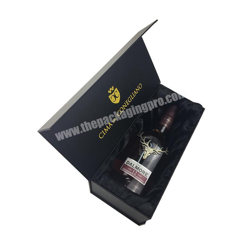 Factory Directly Sale Wine Box Cover Black 750ml