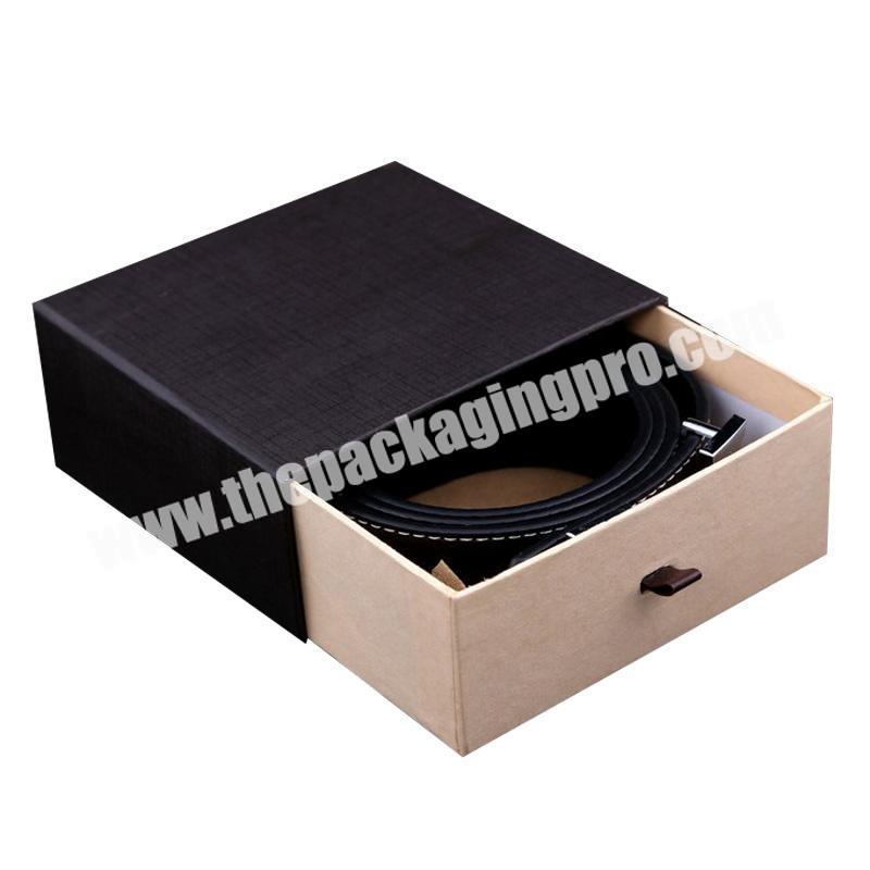 Factory directly sales promotional custom color print mens gift box set luxury