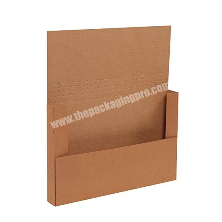 Factory Free Design Sample Easy-Fold Mailer Kraft Packaging box