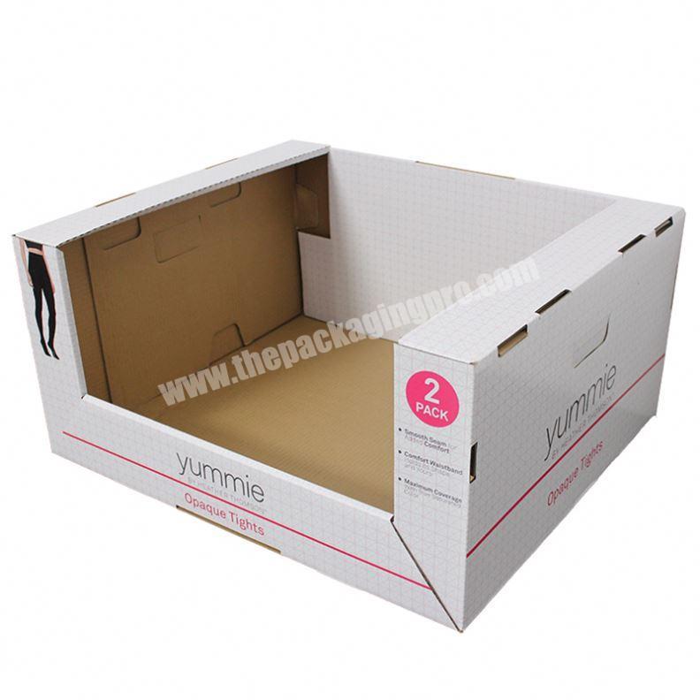 Factory free sample available brochure stand manufacturers cardboard floor display