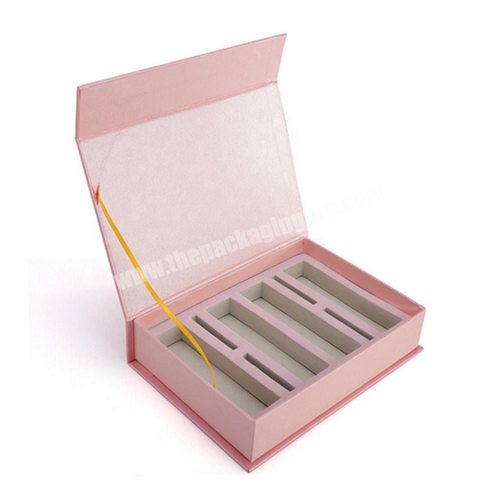 Factory High-End Custom Cosmetic Paper Packaging Gift Box With Magnetic Closure