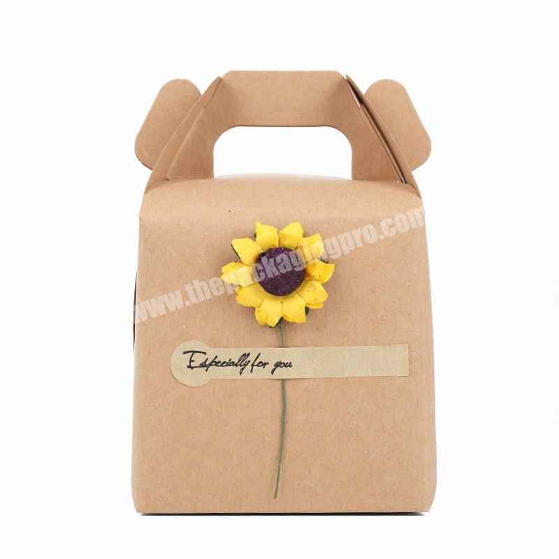 Factory High Quality Customized Paper Gift Box With Handle in Guangzhou