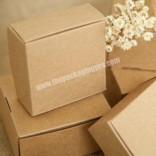 Factory Hot Sale Direct Sales Kraft Paper Fold Gift Packaging Box For Children