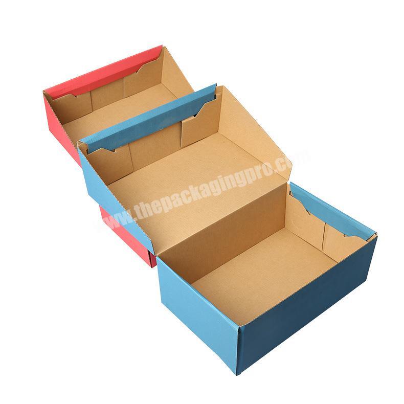 Factory hot sale shoe box packaging shoe box storage shoe box stackable with factory prices