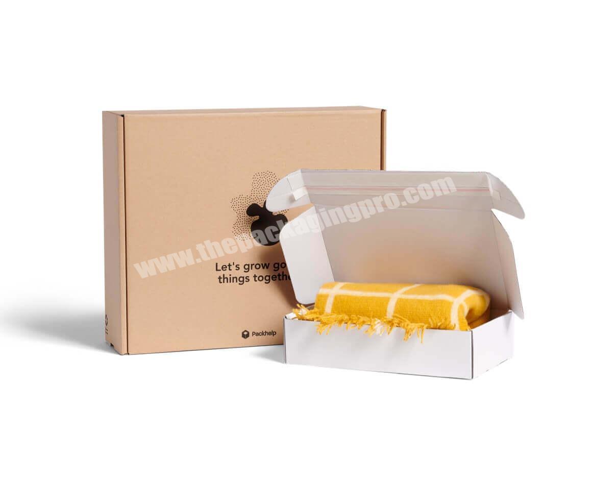 Factory Made Directly Sales Corrugated Cloth Gift Paper Box For Packaging