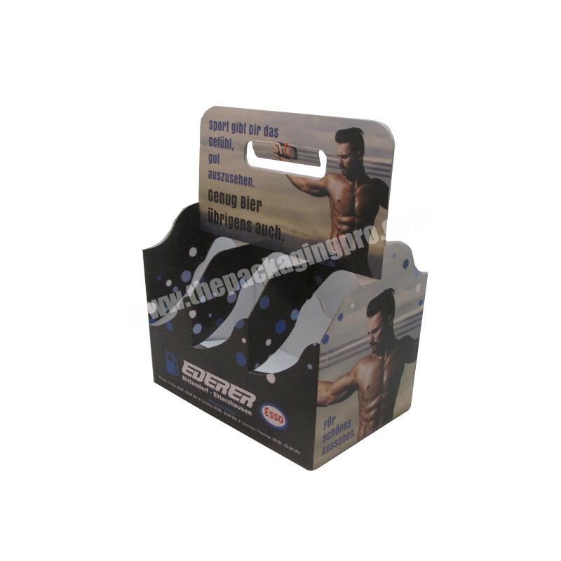 FACTORY MADE PRINTED CORRUGATED SIX PACK BEER PACKAGING CUSTOM COLOR 6pack paper box