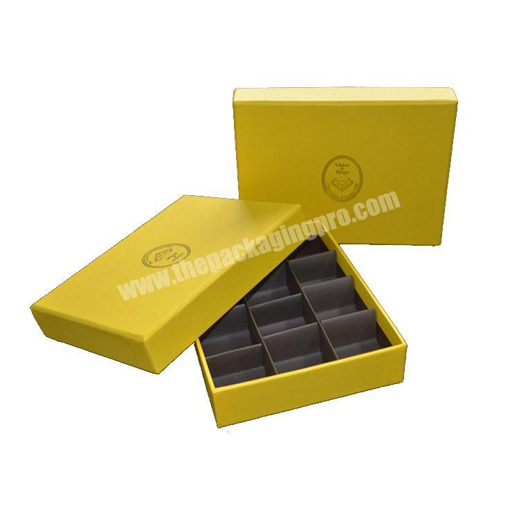 Factory made wholesale chocolate box packaging small personalised with long life