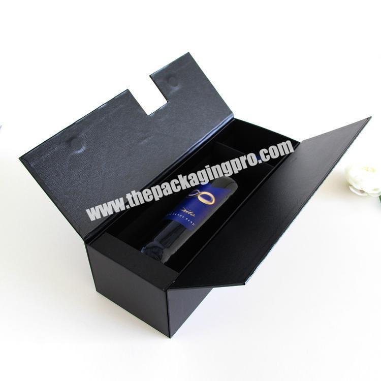 Factory made wine box gift bottle packaging