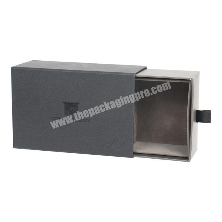 Factory Manufacturer fancy rigid cardboard key chain gift boxes with lids