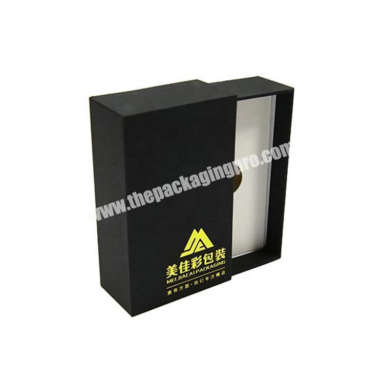 Factory OEM Packaging Rigid Cardboard Drawer Gift Box Packaging With Sliding Cover