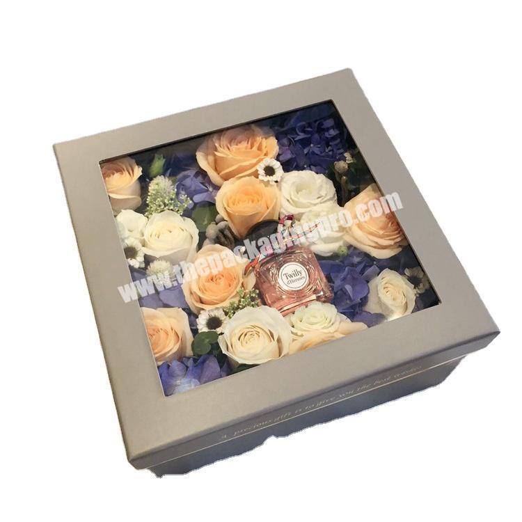 Factory order luxury gift packing box wholesale flower boxes packing box for flowers