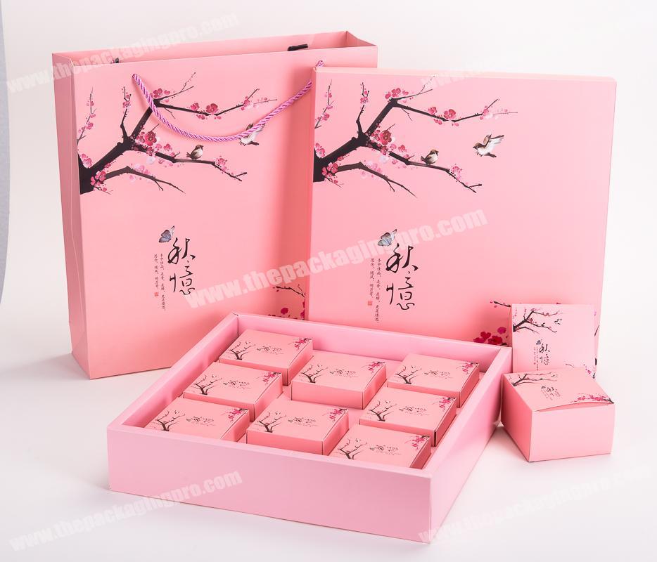 Factory price decorative luxury packaging mooncake box