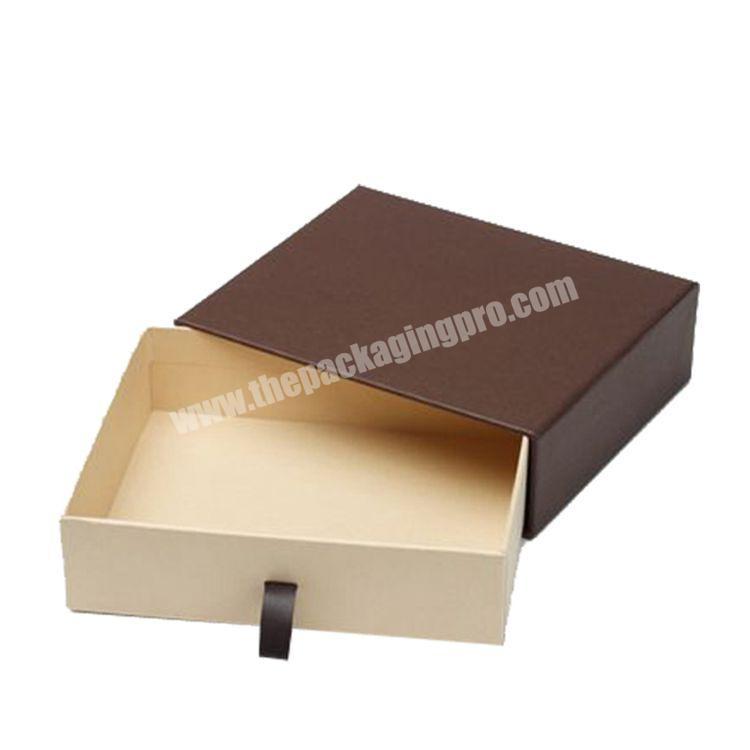 Factory Price Manufactory Supplier Custom Logo Printing Packing Gift Drawer Ribbon Box