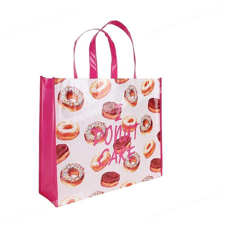 Factory price non woven dessert shopper custom reusable carry bag