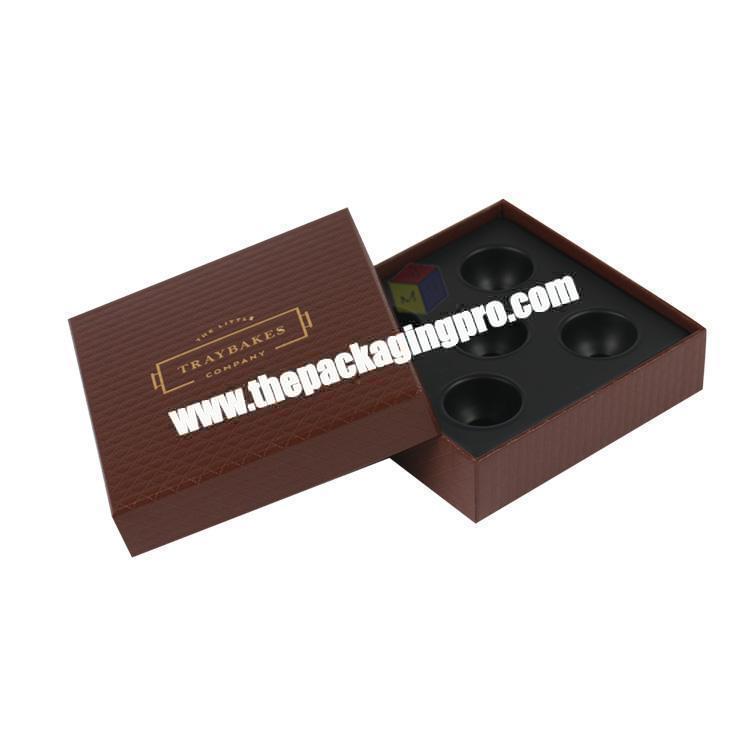 factory price rigid cardboard paper box chocolate packaging