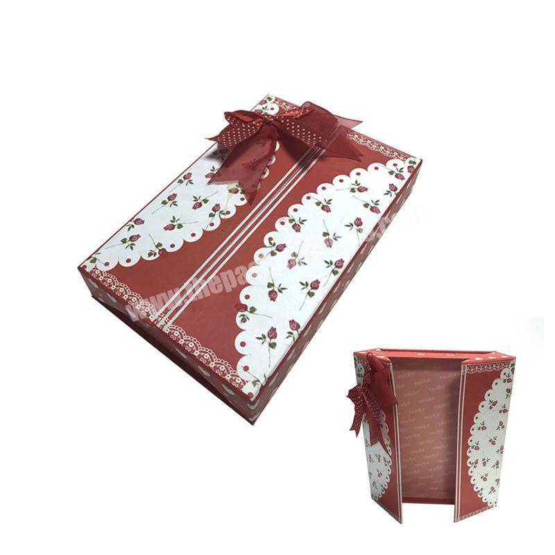 Factory Price Surprise Party Double Open Custom Christmas Holiday Gift Box With Logo