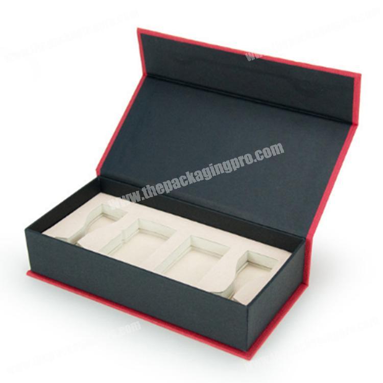 Factory printed custom logo foldable gift boxes with magnetic lid