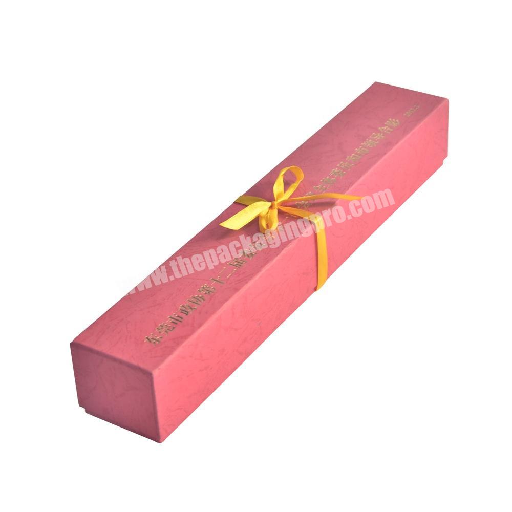 Factory professional custom fancy small paper gift box with ribbon