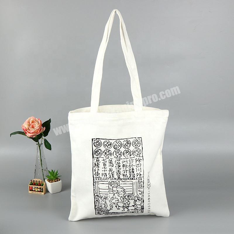 Factory promotion fashion 100%  biodegradable cotton shopper bag