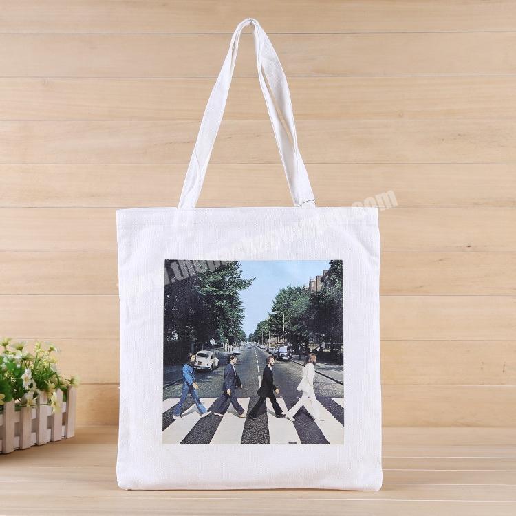 Factory promotional foldable shopping canvas tote bag bulk