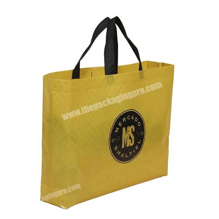 Factory provide custom shopping bag logo printed gift non woven bag