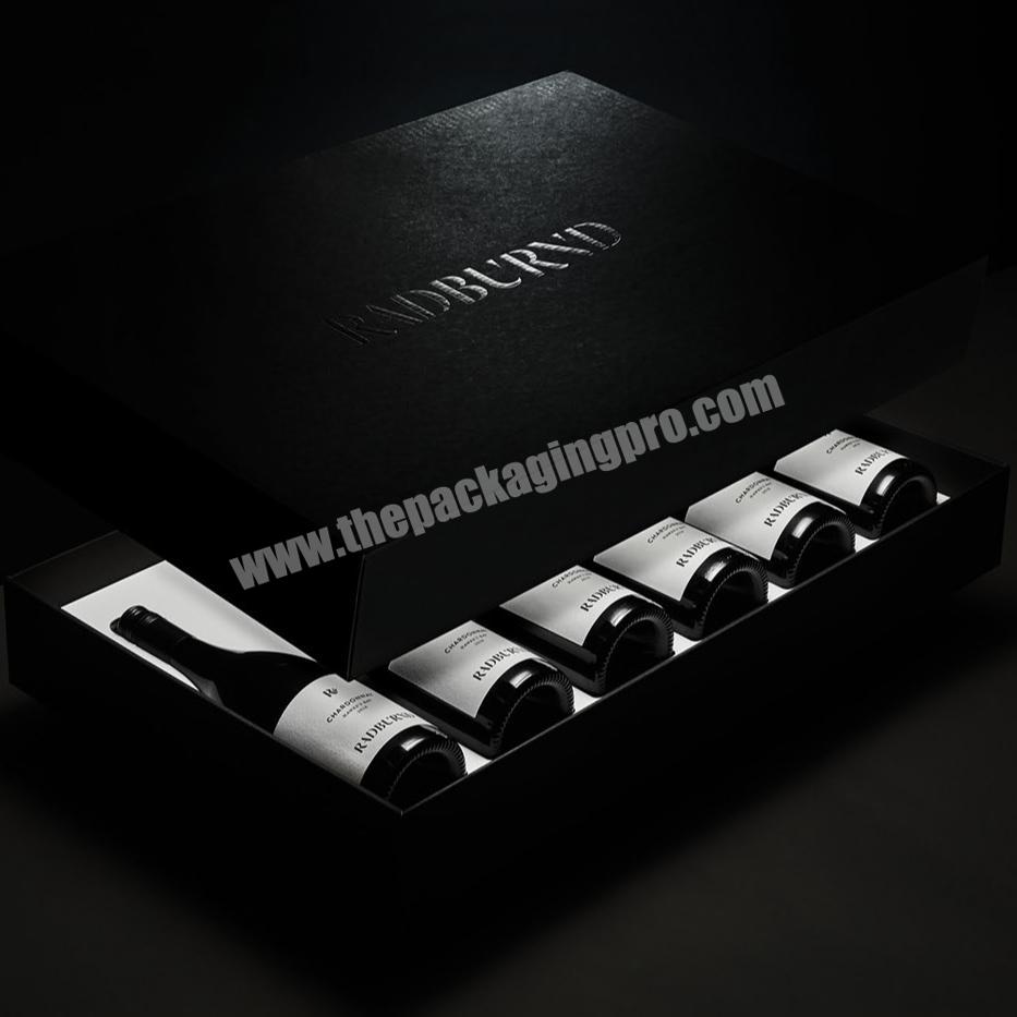 Factory sale of Personality Wine Presentation Box with Lid & Insert