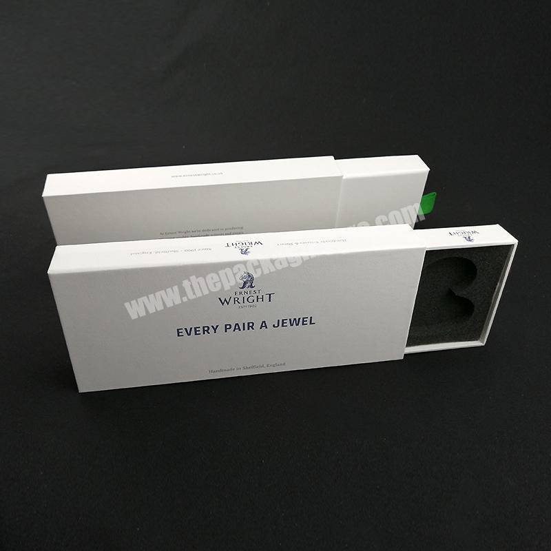 Factory sale square box packaging sliding paper gift