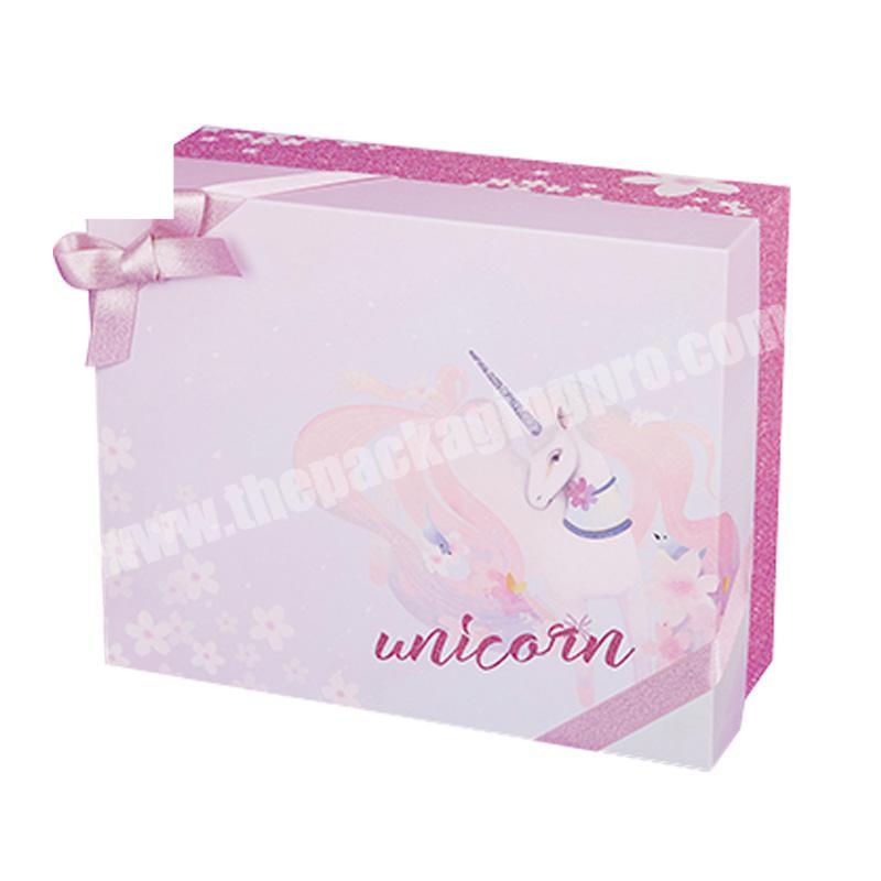 Factory sales book shape two part folding luxury soft touch satin gift box