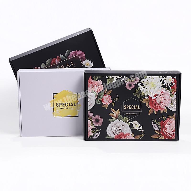 Factory source paper packaging boxes are used for high-end packaging of clothing gifts